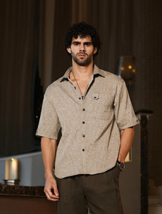 CAHOOT Men Beige Casual Shirt - Image 6