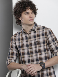 The Indian Garage Co. Men Checkered Casual Multicolor Shirt