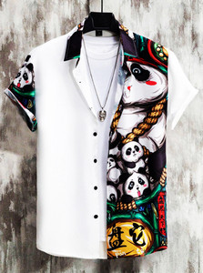 SANBROS Men Printed Casual Multicolor Shirt