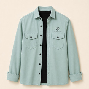 Garry Richards Men Light Green Shirt - Image 3