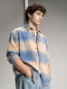 CAHOOT Men Checkered Blue Shirt - Image 6