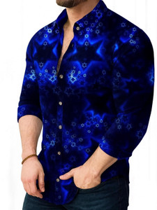 JaitraFab Men Printed Casual Multicolor Shirt