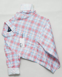 N AND J Men Pink Checkered Casual Shirt - Image 5