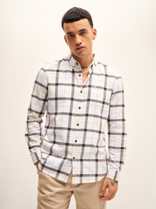 THE BEAR HOUSE Men Checkered Casual Multicolor Shirt