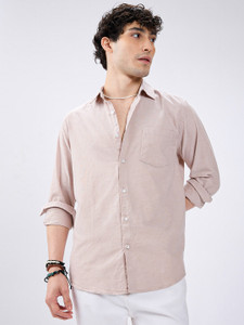 VASTRADO Men Beige Casual Shirt - Image 6