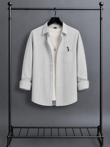TYRELL Men Striped Casual Multicolor Shirt - Image 3