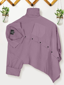 U AND K Men Solid Casual Multicolor Shirt