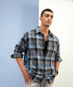 HIGHLANDER Men Checkered Casual Multicolor Shirt