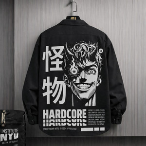 Asta Moda Men Graphic Print Casual Black Shirt