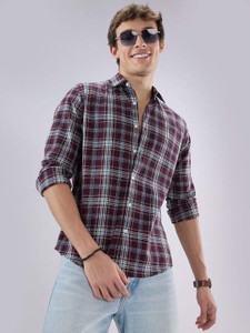 VASTRADO Men Checkered Multicolor Shirt - Image 6