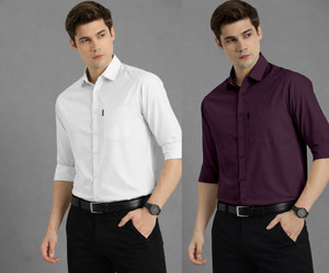 COMBRAIDE Men Solid Formal Multicolor Shirt