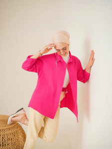 Mast & Harbour Women Solid Casual Pink Shirt