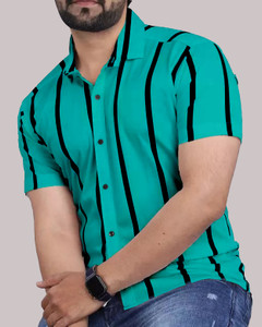 Varidashi Men Striped Casual Multicolor Shirt