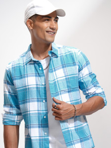 HIGHLANDER Men Checkered Casual Multicolor Shirt