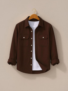DIMMY Men Brown Casual Shirt - Image 6