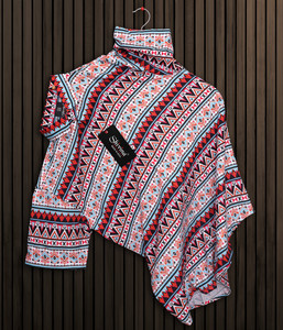 SHIVINA Men Printed Casual Blue Shirt