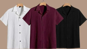 VRLOOKS Men Self Design Casual Multicolor Shirt
