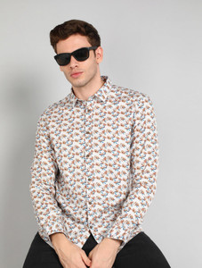 Blackberrys Men Printed Casual Multicolor Shirt