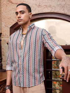 The Indian Garage Co. Men Checkered Casual Multicolor Shirt