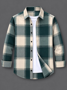 Nofilter Men Checkered Green Shirt - Image 5