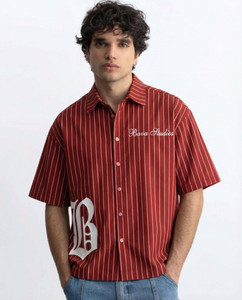 Bava Men & Women Red Striped Shirt - Image 6