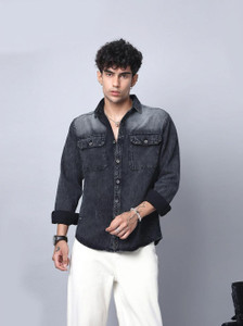 D Finish Men Black Casual Shirt - Image 6