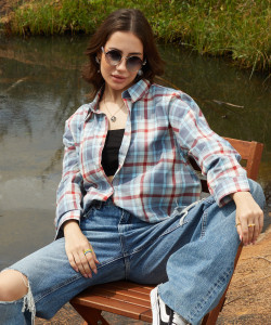 PINACOLADA Women Printed Casual Multicolor Shirt