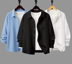 Kachhot Men Self Design Casual Multicolor Shirt - Image 5