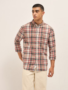 THE BEAR HOUSE Men Checkered Casual Multicolor Shirt