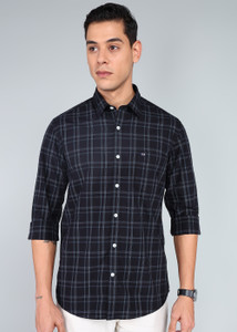 Arrow Sport Men Checkered Casual Blue Shirt