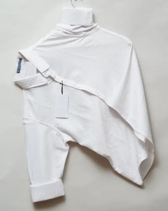 METRONAUT Men Striped Casual White Shirt