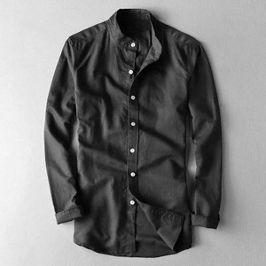 Troonpair Men Solid Casual Black Shirt