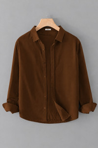 TorontoCN Men Brown Casual Shirt - Image 3