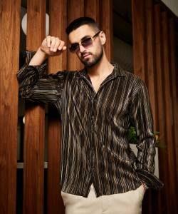 CAMPUS SUTRA Men Striped Casual Multicolor Shirt