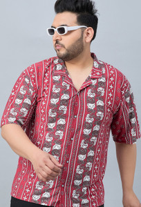 Austivo Men Printed Casual Multicolor Shirt