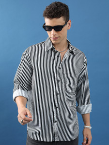 HIGHLANDER Men Striped Casual Multicolor Shirt