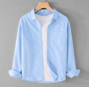 VIVAANTEX Men Light Blue Casual Shirt - Image 3