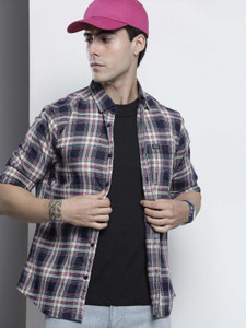The Indian Garage Co. Men Checkered Casual Multicolor Shirt