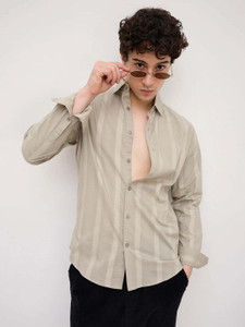 VASTRADO Men Regular Fit Self Design Casual Shirt - Image 1