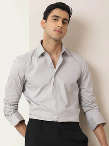 RARE RABBIT Men Grey Casual Shirt - Image 5