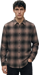 THE BEAR HOUSE Men Brown Checkered Casual Shirt - Image 6