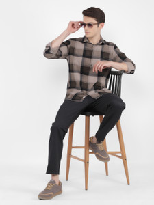 CRIMSOUNE CLUB Men Checkered Multicolor Shirt - Image 1