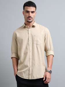 U.S. Pitchers Men Beige Casual Shirt - Image 6