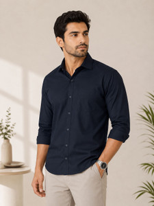 METRONAUT Men Blue Casual Shirt - Image 6