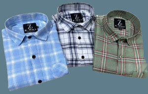 Z-NEX Men Checkered Casual Multicolor Shirt