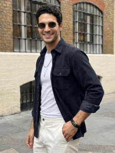 Urbano Men Dark Blue Casual Shirt - Image 6