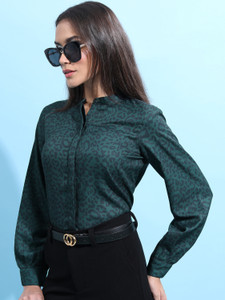 Tokyo Talkies Women Printed Casual Multicolor Shirt