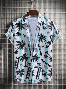 ZONANZA Men Printed, Self Design, Solid Casual Light Green Shirt