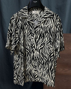 THE XOS Men Printed Casual Black Shirt