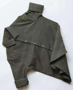COOL BOY Men Self Design Casual Grey Shirt